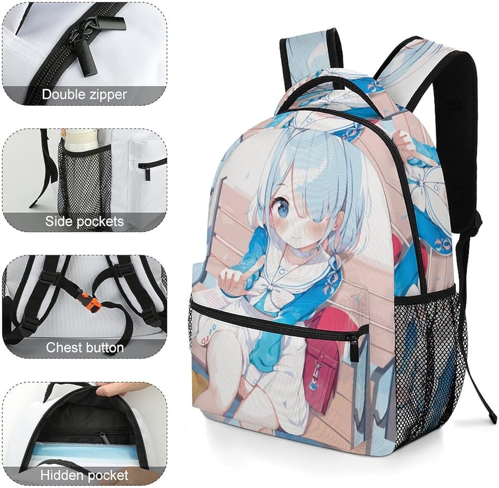 Amazon.co.jp: [zhouLL] リュックサック 子供 ブルーアーカイブ